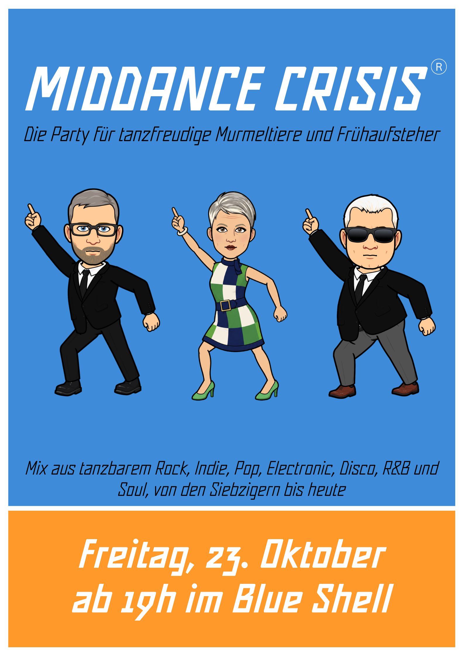 Plakat der nächsten Veranstaltung